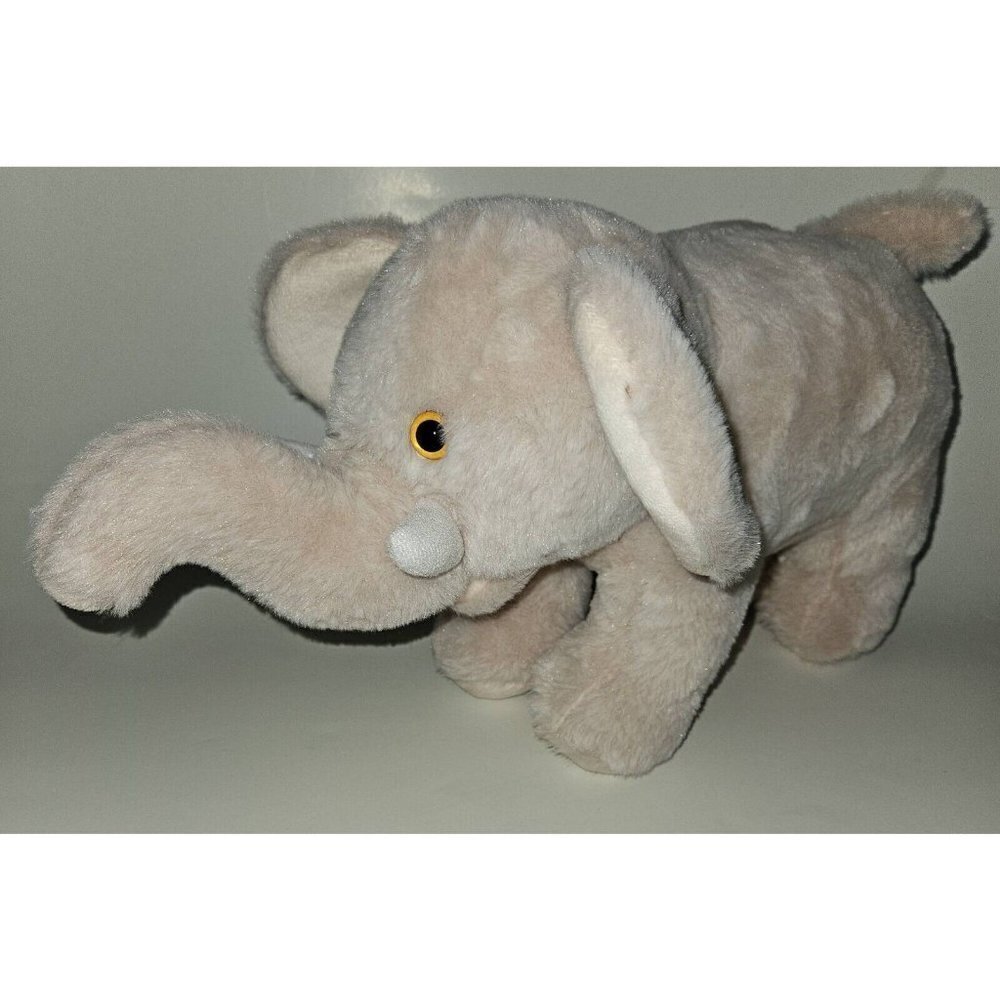 Everly Pink Elephant Plush 16" Long SUPER SOFT Stuffed Animal Toy